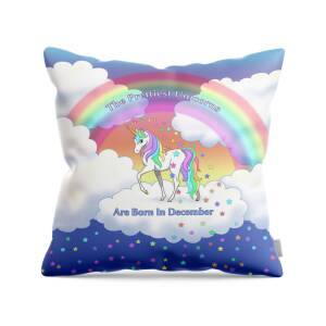 Magical Rainbow Unicorn Yoga Memes Unicorn Yoga Sun Salutation Poses Rainbow Meme Throw Pillow 18x18 Multicolor 